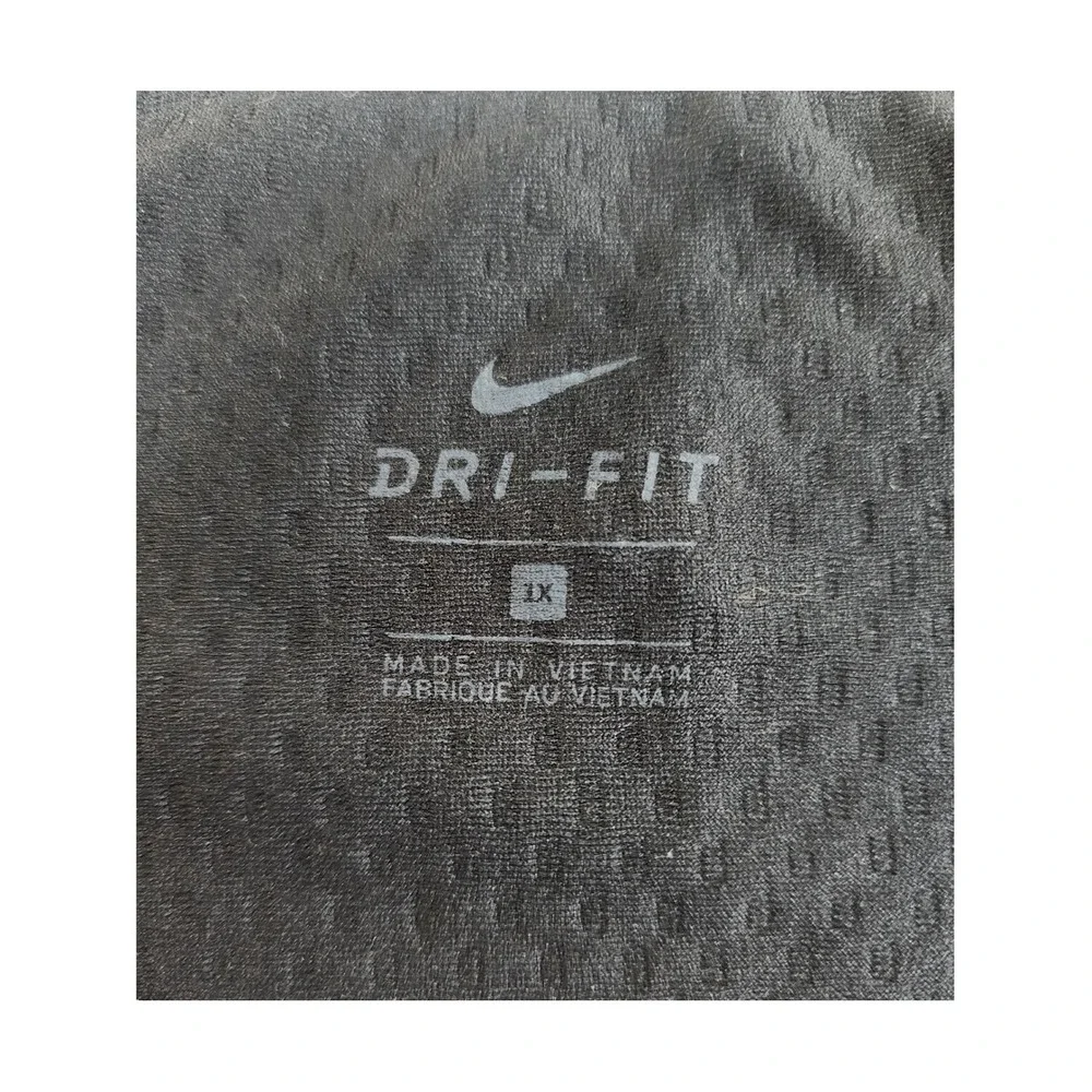 Nike Air Dri-FIT Running Tank Top Women 1X PLUS Black Mesh Sleeveless DB4448-010